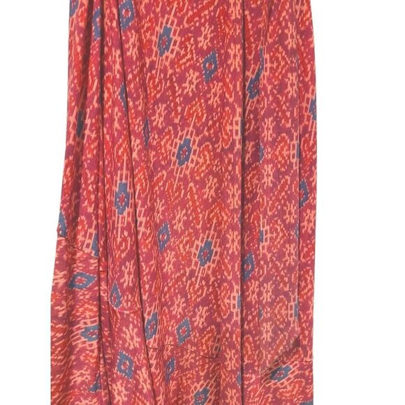 Ralph Lauren Pink Fuchsia Geo-Print Jersey One-Shoulder Dress Womens Size 10 EUC - Picture 9 of 13